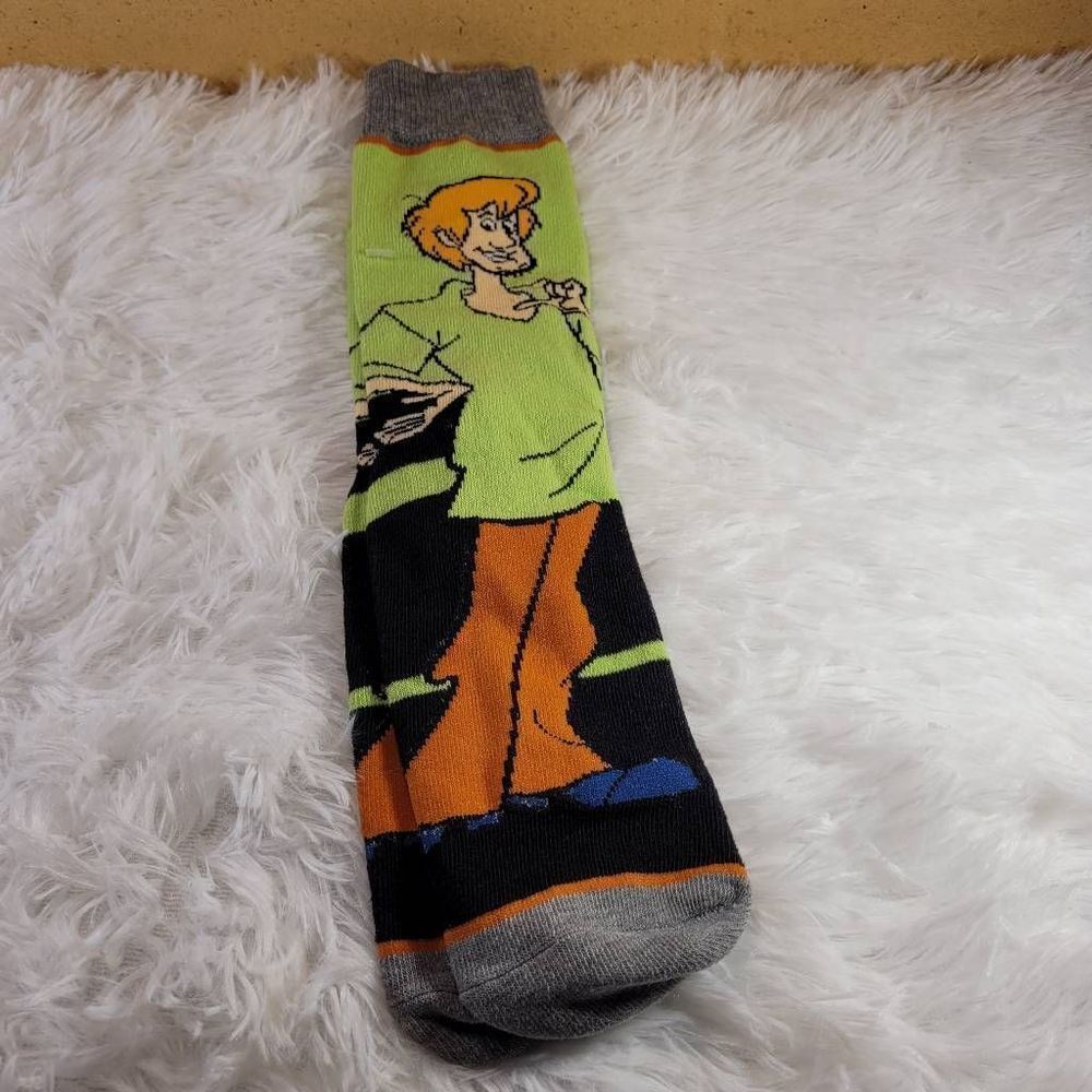 Scooby-Doo Shaggy Socks Colorful Crew Socks- OSFM